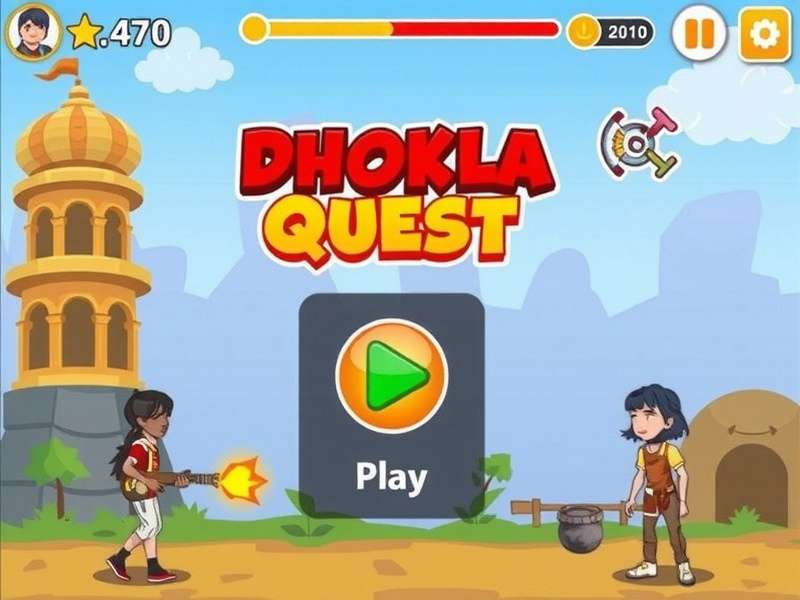 Dhokla Quest Game Screenshot